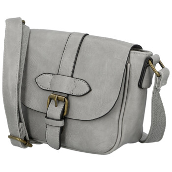Dámská crossbody kabelka šedá - Paolo bags Caprica