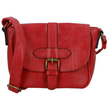 Dámská crossbody kabelka červená - Paolo bags Caprica