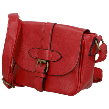 Dámská crossbody kabelka červená - Paolo bags Caprica