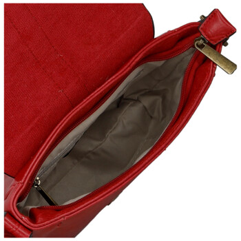 Dámská crossbody kabelka červená - Paolo bags Caprica