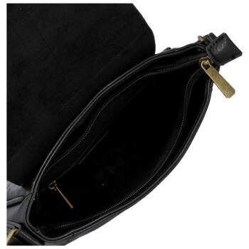 Dámská crossbody kabelka černá - Paolo bags Caprica