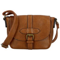 Dámská crossbody kabelka hnědá - Paolo bags Caprica