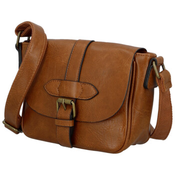 Dámská crossbody kabelka hnědá - Paolo bags Caprica