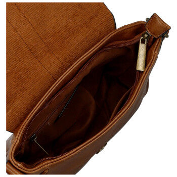 Dámská crossbody kabelka hnědá - Paolo bags Caprica