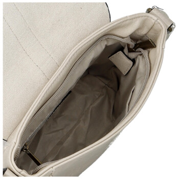 Dámská crossbody kabelka béžová - Paolo bags Caprica