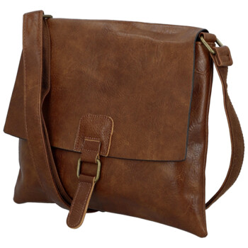 Dámská crossbody kabelka hnědá - Paolo bags Rositta
