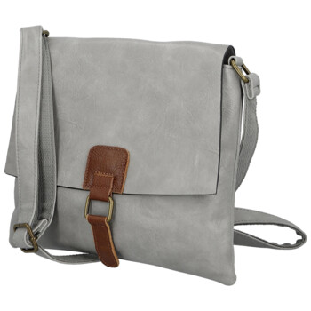Dámská crossbody kabelka šedá - Paolo bags Rositta