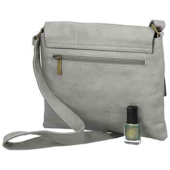Dámská crossbody kabelka šedá - Paolo bags Rositta