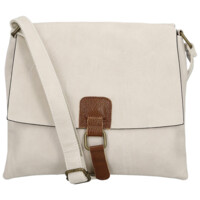Dámská crossbody kabelka krémová - Paolo bags Rositta