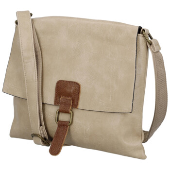 Dámská crossbody kabelka béžová - Paolo bags Rositta