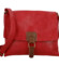 Trendy dámská koženková crossbody kabelka Ada, červená