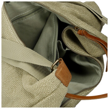 Dámská kabelka přes rameno světle zelená - Paolo bags Marita