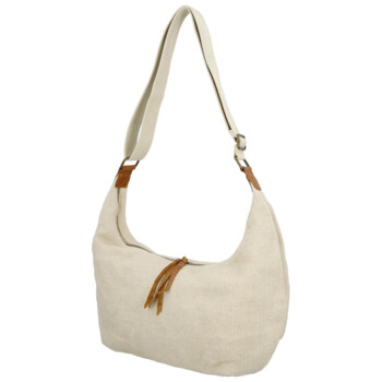 Dámská kabelka přes rameno krémová - Paolo bags Marita