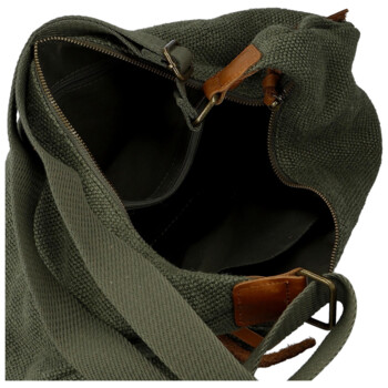 Dámská kabelka přes rameno tmavě zelená - Paolo bags Marita