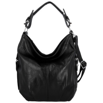 Dámská kabelka na rameno černá - Paolo bags Orena