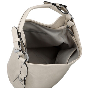 Dámská kabelka na rameno krémová - Paolo bags Orena