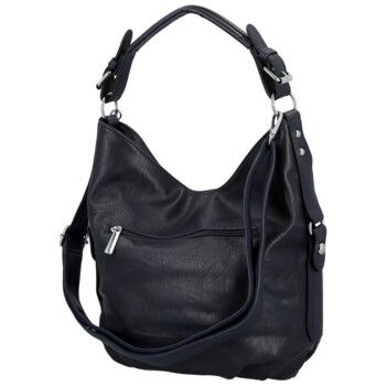 Dámská kabelka na rameno tmavě modrá - Paolo bags Orena