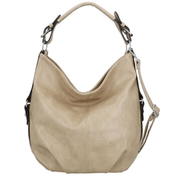 Dámská kabelka na rameno béžová - Paolo bags Orena