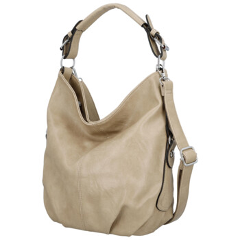 Dámská kabelka na rameno béžová - Paolo bags Orena