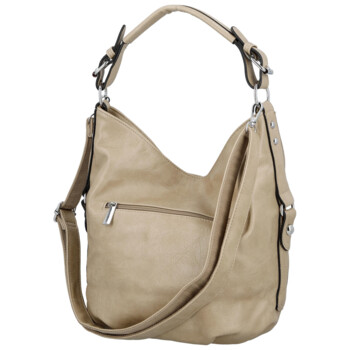 Dámská kabelka na rameno béžová - Paolo bags Orena