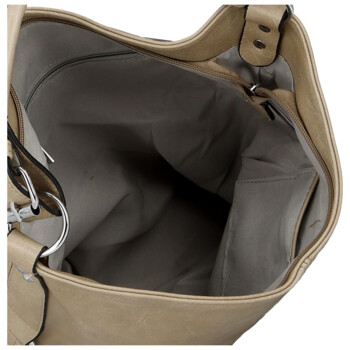 Dámská kabelka na rameno béžová - Paolo bags Orena