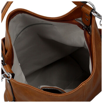 Dámská kabelka na rameno hnědá - Paolo bags Orena