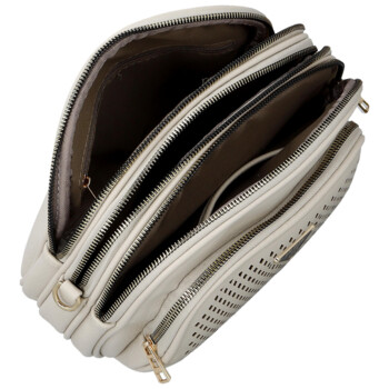 Dámská crossbody kabelka krémová - Firenze Namisia