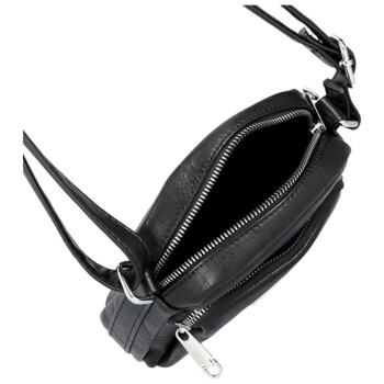 Dámská crossbody kabelka černá - Firenze Willa