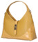 Dámská kožená kabelka žlutá - Delami Vera Pelle Aria