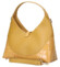 Dámská kožená kabelka žlutá - Delami Vera Pelle Aria