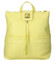 Dámský koženkový batoh žlutý - Laura Biaggi Nova