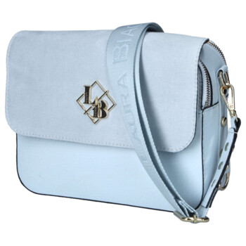 Dámská crossbody kabelka modrá - Laura Biaggi Wiana