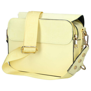 Dámská crossbody kabelka žlutá - Laura Biaggi Wiana