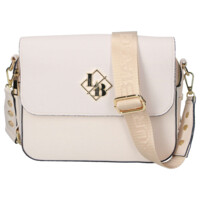 Dámská crossbody kabelka béžová - Laura Biaggi Wiana