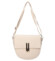 Dámská koženková crossbody kabelka béžová - Laura Biaggi Mirella