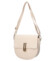 Dámská koženková crossbody kabelka béžová - Laura Biaggi Mirella