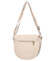 Dámská koženková crossbody kabelka béžová - Laura Biaggi Mirella