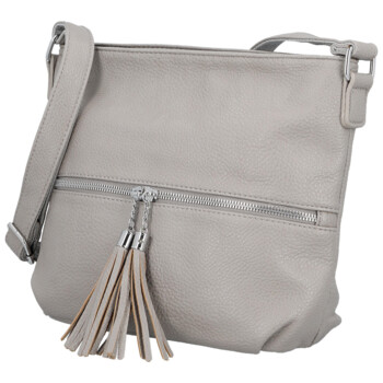 Dámská crossbody kabelka šedá - Paolo bags Gilia