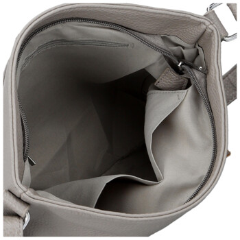 Dámská crossbody kabelka šedá - Paolo bags Gilia