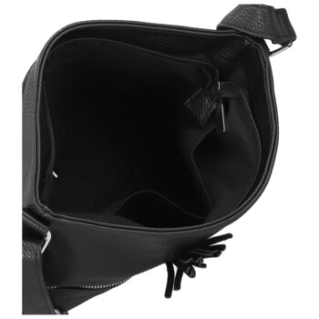 Dámská crossbody kabelka černá - Paolo bags Gilia