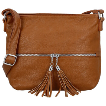 Dámská crossbody kabelka hnědá - Paolo bags Gilia