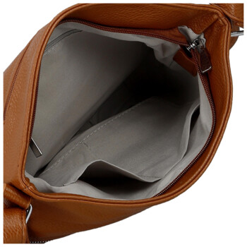 Dámská crossbody kabelka hnědá - Paolo bags Gilia