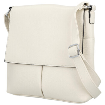 Dámská crossbody kabelka krémová - Paolo Bags Dilara