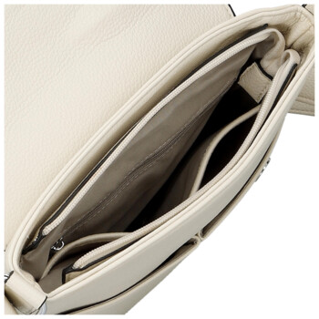 Dámská crossbody kabelka krémová - Paolo Bags Dilara