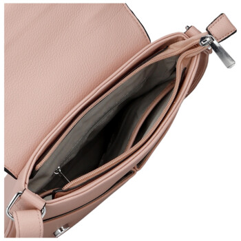 Dámská crossbody kabelka růžová - Paolo Bags Dilara