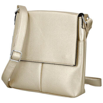 Dámská crossbody kabelka zlatá - Paolo Bags Dilara