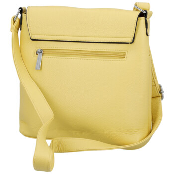 Dámská crossbody kabelka žlutá - Paolo Bags Dilara