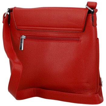 Dámská crossbody kabelka červená - Paolo Bags Dilara