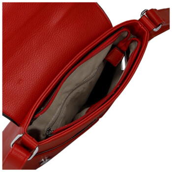 Dámská crossbody kabelka červená - Paolo Bags Dilara