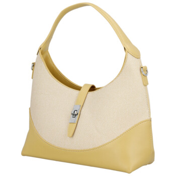 Dámská kabelka do ruky žlutá - Paolo bags Grisel